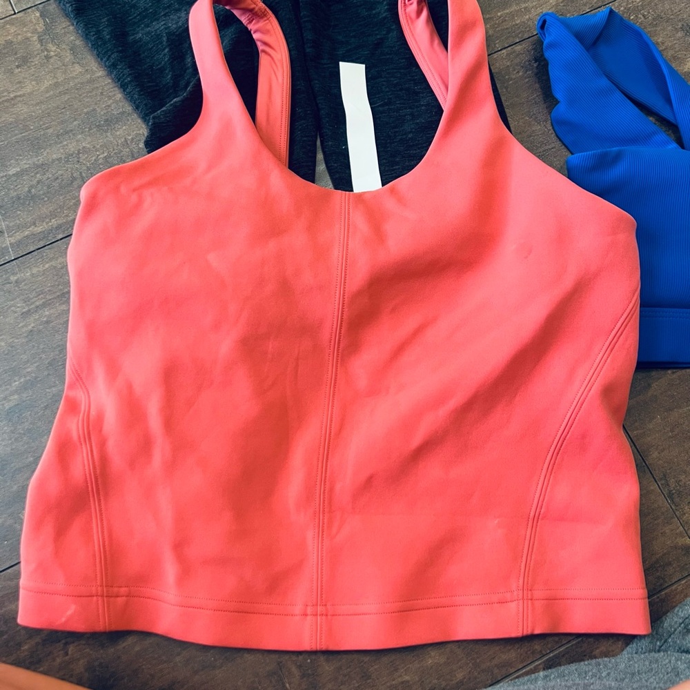 Lululemon Athletica Coral Sports Bra Tank